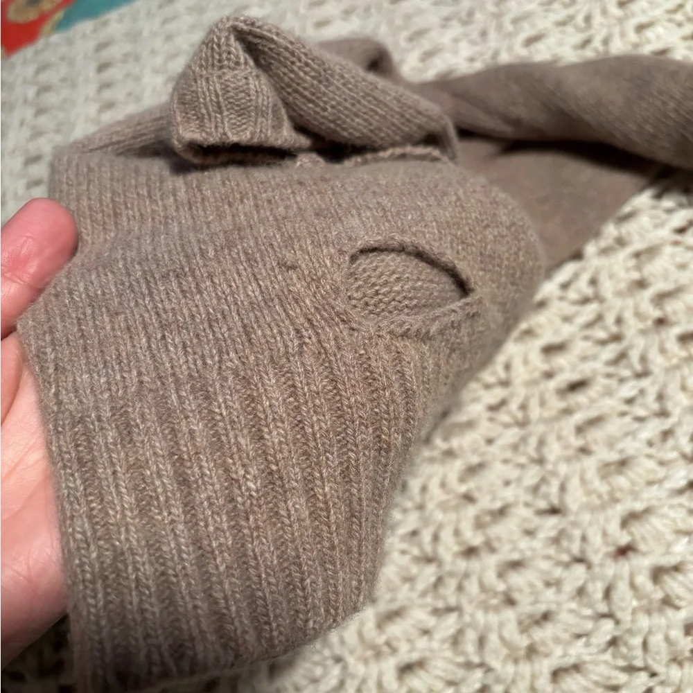 Anine Bing Distressed Brown Sweater Size Small - Picture 10 of 10